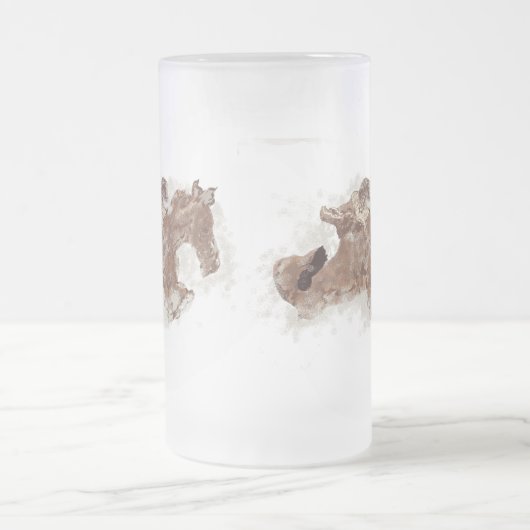 Mattierte Bier-Tasse : gewinnt im Sand Mattglas Bierglas (Mittel)