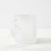 Mattierte Bier-Tasse Löwen Mattglastasse (Vorderseite Links)