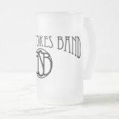 Mattierte Bier-Tasse Mattglas Bierglas (VorderseiteRechts)