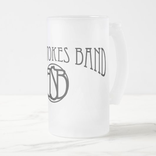 Mattierte Bier-Tasse Mattglas Bierglas (VorderseiteRechts)