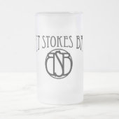 Mattierte Bier-Tasse Mattglas Bierglas (Mittel)