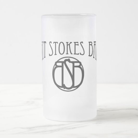 Mattierte Bier-Tasse Mattglas Bierglas (Mittel)