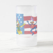 Mattierte Bier-Tasse Mattglas Bierglas (Mittel)