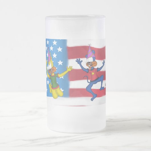 Mattierte Bier-Tasse Mattglas Bierglas (Mittel)