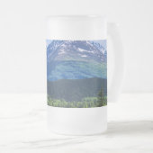 Mattierte Bier-Tasse Mattglas Bierglas (VorderseiteRechts)