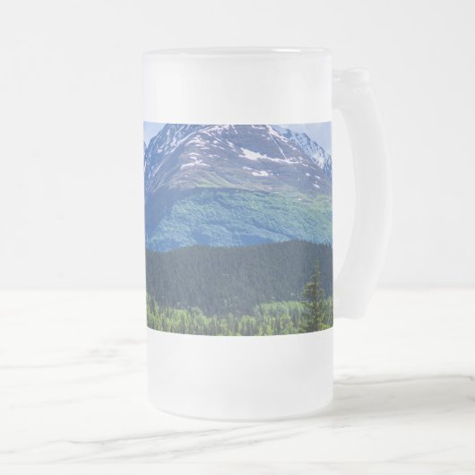 Mattierte Bier-Tasse Mattglas Bierglas (VorderseiteRechts)