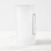 Mattierte Bier-Tasse Pictionary Ideen: Ich bin Mattglas Bierglas (Mittel)