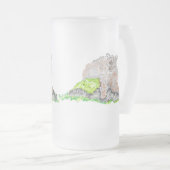 Mattierte Bier-Tasse: Puma Mattglas Bierglas (VorderseiteRechts)