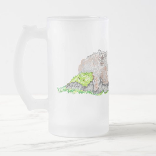 Mattierte Bier-Tasse: Puma Mattglas Bierglas (Links)