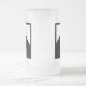 Mattierte Bier-Tassen-Schablone Mattglas Bierglas (Mittel)