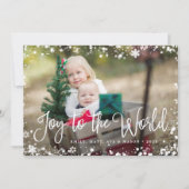 Mattierte Bilderkarte für den Urlaub Feiertagskarte (Vorderseite)