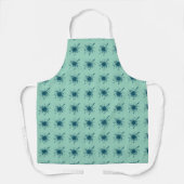 Mattierte Bliss: Light Blue Snowburgh Weihnachten Schürze (Vorderseite)