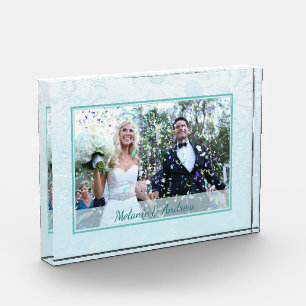 Mattierte Blume im Winter Personalisiert Foto