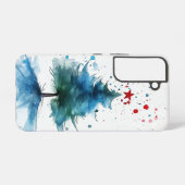 Mattierte Blüte Samsung Galaxy Hülle (Rückseite (Horizontal))