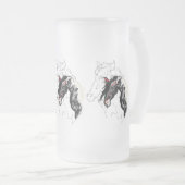 Mattierte Brillenware: Grand-Stallion Mattglas Bierglas (VorderseiteRechts)