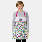 Mattierte Cupcakes Sprinkle Muster Whimsisches Bac Schürze (Getragen)