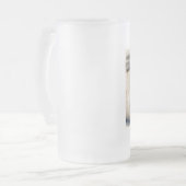 Mattierte das Bier-Tasse des Störungssuchers Mattglas Bierglas (Vorderseite Links)