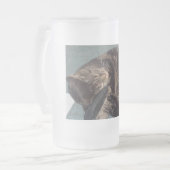 Mattierte Dave-Tasse Mattglas Bierglas (Vorderseite Links)
