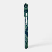 Mattierte Fernen: Winterwimsy iPhone 16 Hülle (Linke Seite)