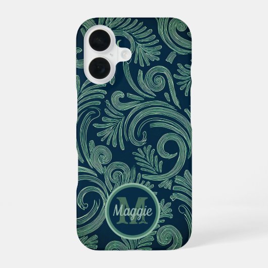 Mattierte Fernen: Winterwimsy iPhone 16 Hülle (Rückseite)