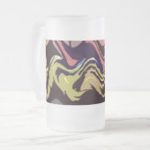 Mattierte Fiesta 2-Glas-Tasse Mattglas Bierglas (Vorderseite Links)