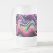 Mattierte Fiesta 5 (pink) Tasse aus Glas (Vorderseite Links)