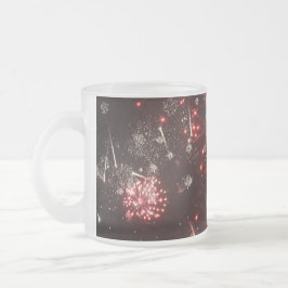 Mattierte Fireworks-Tasse Mattglastasse
