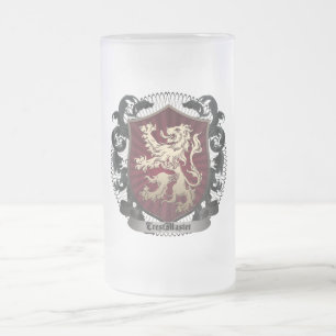 Mattierte Glasbier-Tasse (16 Unze) Mattglas Bierglas