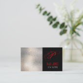 Mattierte Glasgeschäfts-Karte Visitenkarte (Stehend Vorderseite)