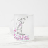 Mattierte Glaskaffee-Tasse Mattglastasse (Vorderseite Links)