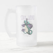 Mattierte Glass-Bier-Tasse bleibe Mattglas Bierglas (Links)