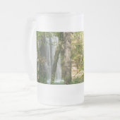 Mattierte Glass-Bier-Tasse im Verborgenen Fall Mattglas Bierglas (Vorderseite Links)