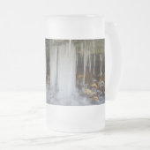 Mattierte Glass-Bier-Tasse Mattglas Bierglas (VorderseiteRechts)