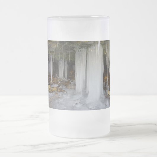 Mattierte Glass-Bier-Tasse Mattglas Bierglas (Mittel)