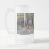 Mattierte Glass-Bier-Tasse Mattglas Bierglas (Links)