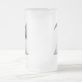 Mattierte GlasTasse 21 für 21. Mattglas Bierglas (Mittel)