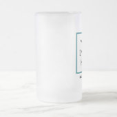 Mattierte GlasTasse 2 Mattglas Bierglas (Mittel)