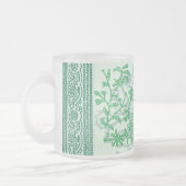 Mattierte GlasTasse - indisches Grün Mattglastasse (Links)