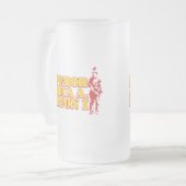 Mattierte GlasTasse Kaiser-Joshuas A.Norton I Mattglas Bierglas (Vorderseite Links)