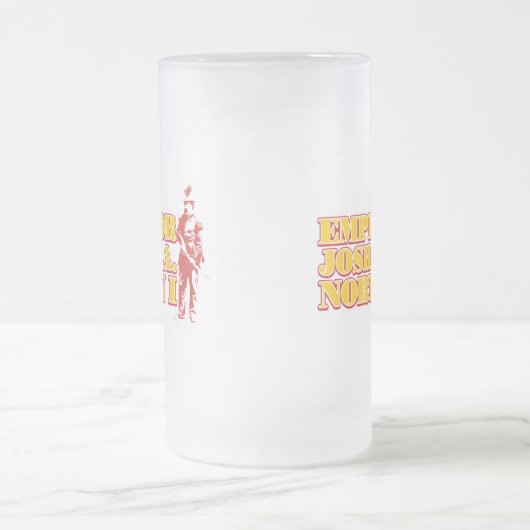 Mattierte GlasTasse Kaiser-Joshuas A.Norton I Mattglas Bierglas (Mittel)