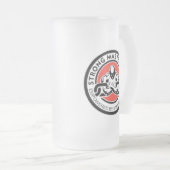 Mattierte GlasTasse Mattglas Bierglas (VorderseiteRechts)