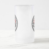 Mattierte GlasTasse Mattglas Bierglas (Mittel)
