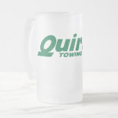 Mattierte GlasTasse Mattglas Bierglas (Vorderseite Links)