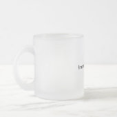 mattierte GlasTasse Mattglastasse (Links)