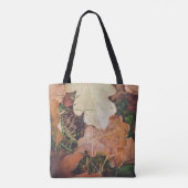 Mattierte Herbsteiche-Blätter Tasche (Rückseite)