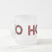 Mattierte "ho ho ho" Tasse (Vorderseite Links)