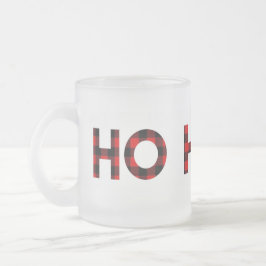 Mattierte "ho ho ho" Tasse