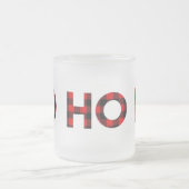Mattierte "ho ho ho" Tasse (Mittel)