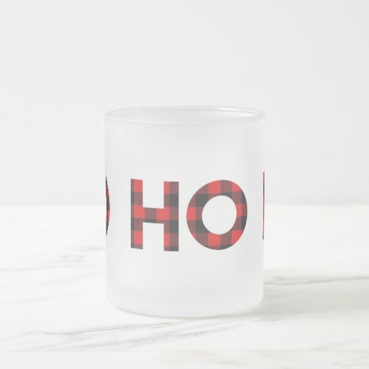 Mattierte "ho ho ho" Tasse (Mittel)