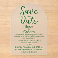 Mattierte Hochzeit zum St. Patrick's Day